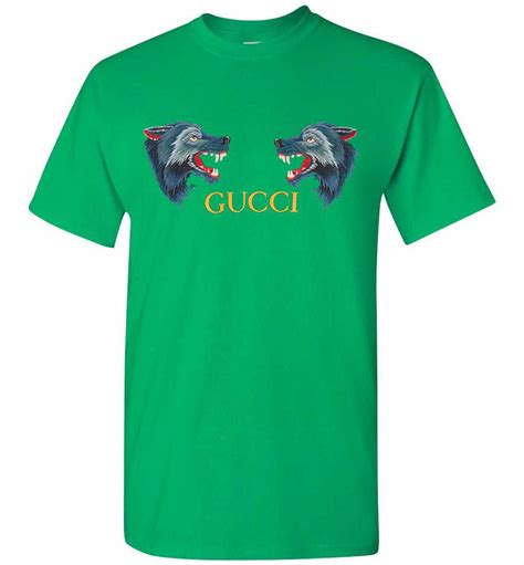 gucci wolf t shirt mens|gucci men's t shirts.